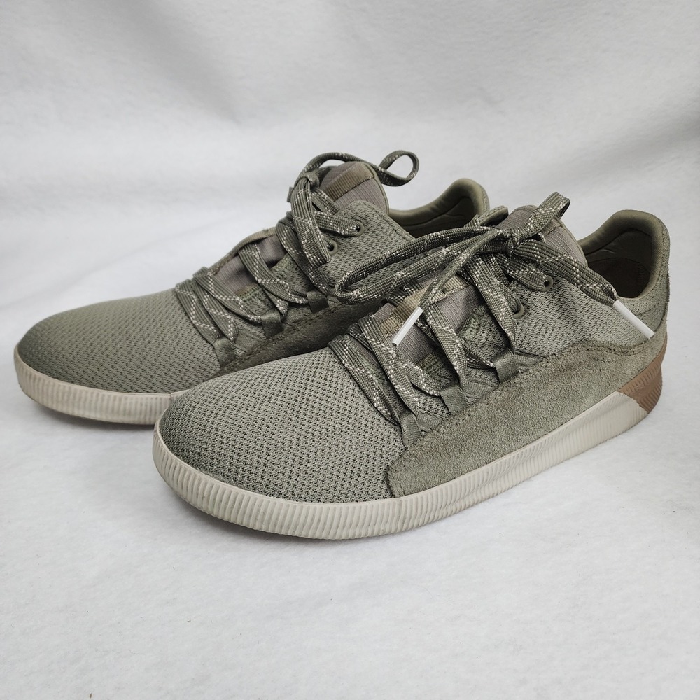 Sorel Out 'N About III Low NL4090-365 Womens 10 Sneakers Green Waterproof Shoes